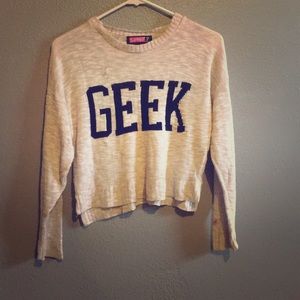 Cropped sweater/shirt